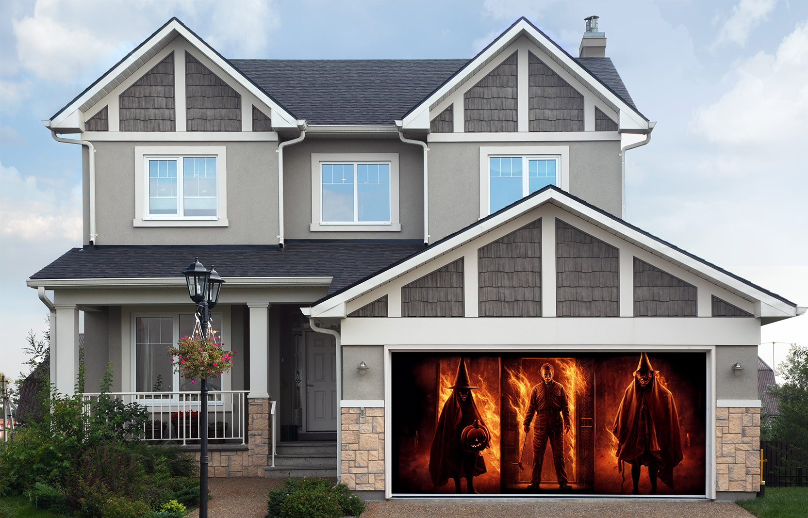 9 Inspiring Garage Door Murals for Neighborhood Beauty Garage Door